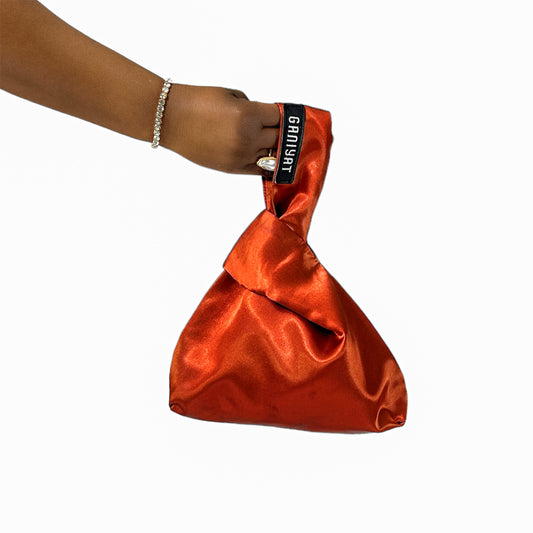Japanese-Style Knot Bags- Rust