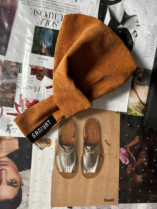 Japanese-Style Knot Bags- Rust